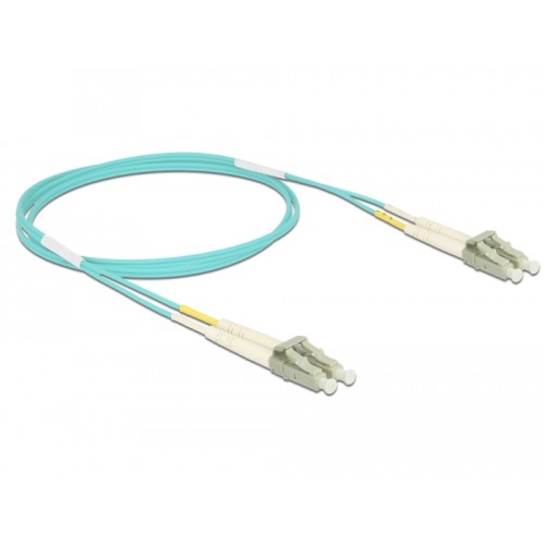 Delock Cable Optical Fibre LC to LC Multi-mode OM3 1 m