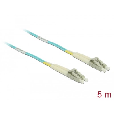 Delock Cable Optical Fibre LC to LC Multi-mode OM3 5 m