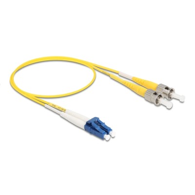 Delock Cable Optical Fibre LC  ST Singlemode OS2 0.5 m 2