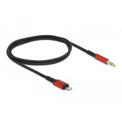 Delock Audio Cable 8 pin Lightning™ male to Stereo jack male 3.5 mm 3 pin 0.5 m 2