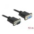 Delock RS-232 Cable Serial D-Sub9 male to female with narrow plug housing 10 m