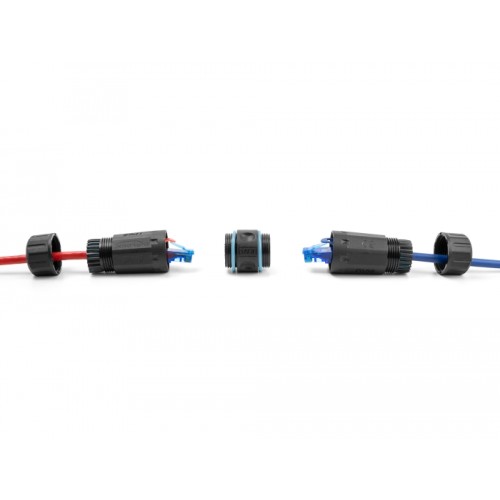 Delock Cable Connector RJ45 jack to RJ45 jack Cat.6A waterproof