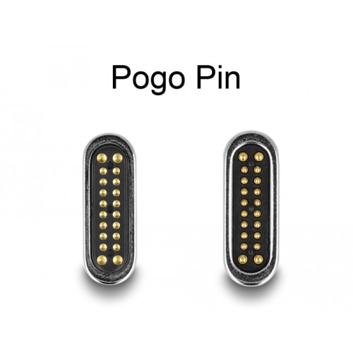 Delock Magnetic Thunderbolt™ 3 USB-C™ Cable 4K 60 Hz male to male angled 1.20 m