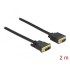 Delock Cable DVI 12+5 male to VGA male 2 m