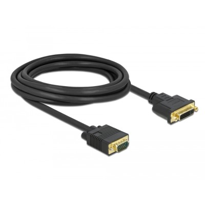 Delock Cable DVI 24+5 female to VGA male 3 m 2