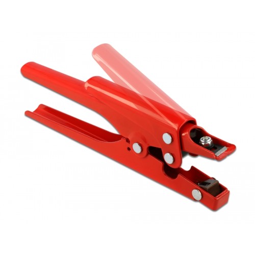 Cable tie installation tool for plastic cable ties