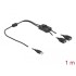 Delock Cable USB Type-A male to 2 x USB Type-A female with switch 1 m