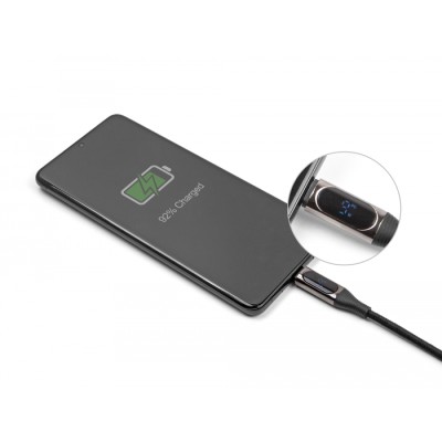 Delock USB 2.0 Cable USB Type-C™ male to male 100 W with power indication 2 m 2