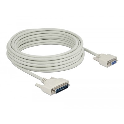Delock Serial Cable D-Sub 25 male to D-Sub 9 female 10 m 2