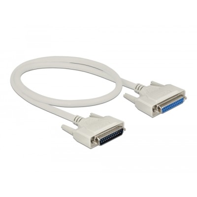 Delock Serial Cable D-Sub 25 male to female 0.5 m 2