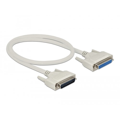 Delock Serial Cable D-Sub 25 male to female 0.5 m