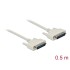 Delock Serial Cable D-Sub 25 male to male 0.5 m