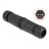 Delock Cable connector for outdoor 2 pin, IP68 waterproof, screwable, cable diameter 4.5 - 7.5 mm black