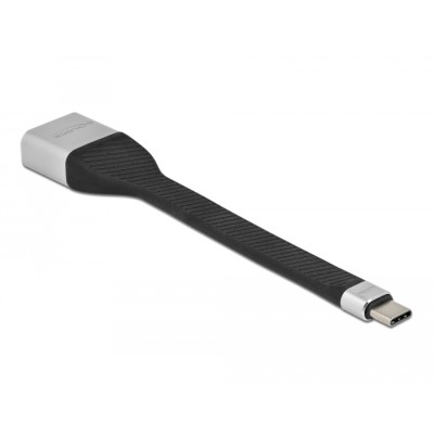 Delock FPC Flat Ribbon Cable USB Type-C™ to DisplayPort (DP Alt Mode) 4K 60 Hz 14 cm 2