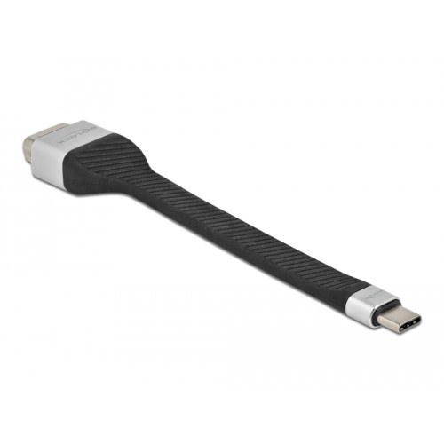 Delock FPC Flat Ribbon Cable USB Type-C™ to VGA (DP Alt Mode) 13 cm