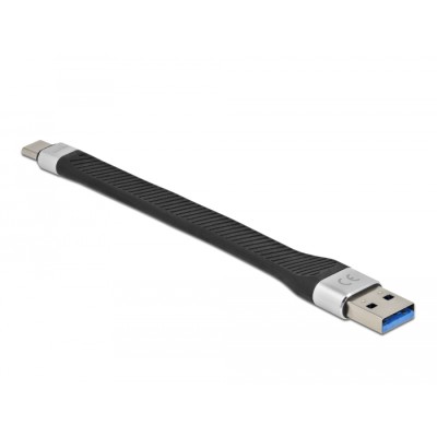 Delock USB 3.2 Gen 1 FPC Flat Ribbon Cable USB Type-A to USB Type-C™ 14 cm PD 3 A 2