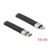 Delock FPC Flat Ribbon Cable USB Type-C™ to Lightning™ for iPhone™, iPad™ and iPod™ 13 cm