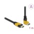 Delock High Speed HDMI cable male straight to male 90° upwards angled 48 Gbps 8K 60 Hz 1 m