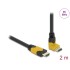 Delock High Speed HDMI cable male straight to male 90° upwards angled 48 Gbps 8K 60 Hz 2 m