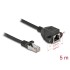 Delock Network Extension Cable S/FTP RJ45 plug to RJ45 jack Cat.6A 5 m black