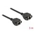 Delock Network Extension Cable S/FTP RJ45 jack to RJ45 jack Cat.6A 3 m black
