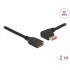 Delock DisplayPort extension cable male 90° left angled to female 8K 60 Hz 2 m