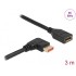 Delock DisplayPort extension cable male 90° right angled to female 8K 60 Hz 3 m