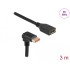 Delock DisplayPort extension cable male 90° downwards angled to female 8K 60 Hz 3 m