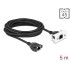 Delock Network Extension Cable for Easy 45 Module S/FTP RJ45 jack to RJ45 jack Cat.6A 5 m black