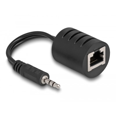 Delock Stereo Audio Extender RJ45 jack to 3.5 mm stereo jack male Cat.5 up to 50 m set 2 pieces 2