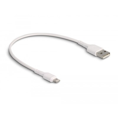 Delock USB Charging Cable for iPhone™, iPad™, iPod™ white 30 cm 2