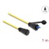 Delock Optical fiber cable LC Duplex to LC Duplex with protective cap single-mode IP68 dust and waterproof 1 m