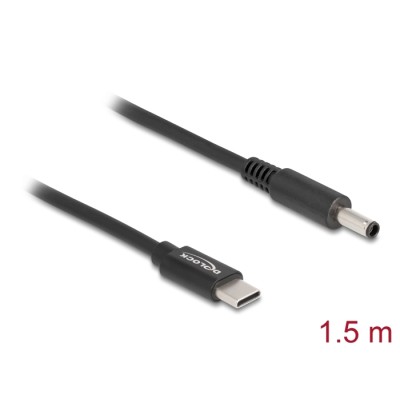 Delock Laptop Charging Cable USB Type-C™ male to Dell 4.5 x 3.0 mm male
