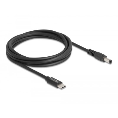 Delock Laptop Charging Cable USB Type-C™ male to 5.5 x 2.1 mm male 2