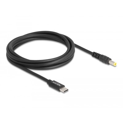 Delock Laptop Charging Cable USB Type-C™ male to 5.5 x 2.5 mm male 2