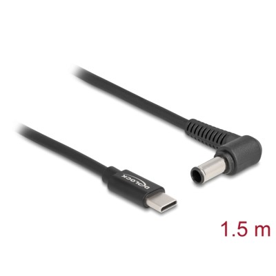 Delock Laptop Charging Cable USB Type-C™ male to Sony 6.0 x 4.3 mm male