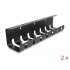 Delock Cable holder for under-table mounting black 2 pcs set