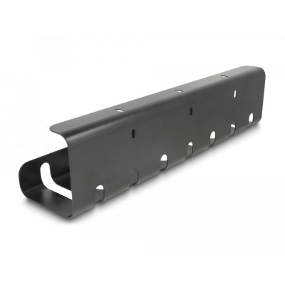 Delock Cable holder for under-table mounting black 2 pcs set 2