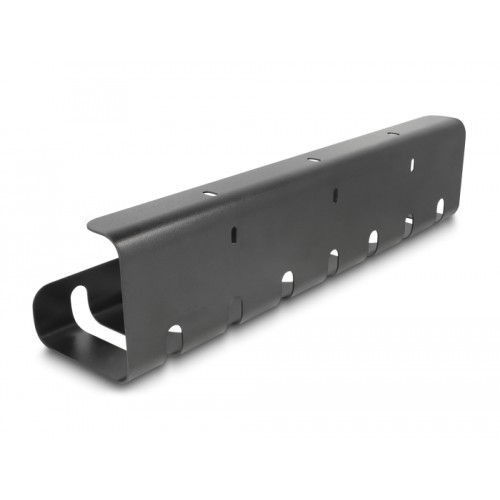 Delock Cable holder for under-table mounting black 2 pcs set