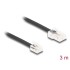 Delock Telephone Cable RJ45 plug to RJ11 plug black 3 m
