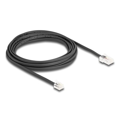 Delock Telephone Cable RJ45 plug to RJ11 plug black 5 m 2