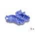 Delock Cable Clips for Angling 8 pieces blue