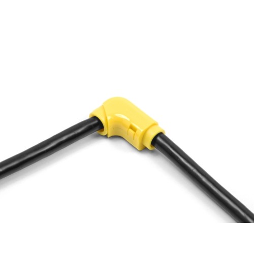 Delock Cable Clips for Angling 8 pieces yellow