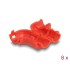 Delock Cable Clips for Angling 8 pieces red