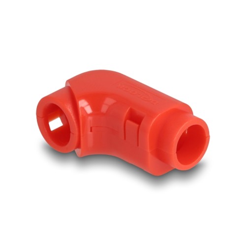 Delock Cable Clips for Angling 8 pieces red