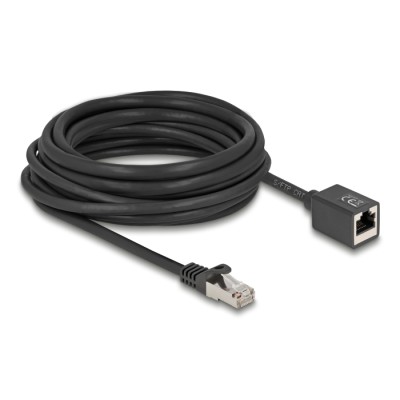 Delock Network Extension Cable RJ45 plug to RJ45 jack Cat.6A S/FTP 7.5 m black 2