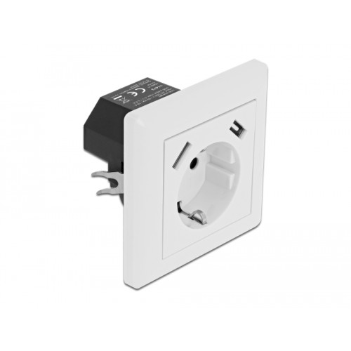 Delock Wall Socket with 2 x USB Type-A Charging Port 2.8 A