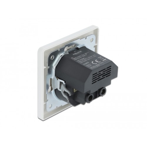 Delock Wall Socket with 2 x USB Type-A Charging Port 2.8 A
