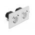 Delock 2-Way Wall Socket with 4 x USB Type-A Charging Port 2 x 2.8 A