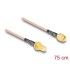 Delock Antenna Cable SMA plug to SMA jack bulkhead RG-316 75 cm